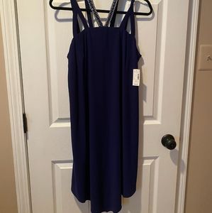 Dressbarn Navy Strappy Dress